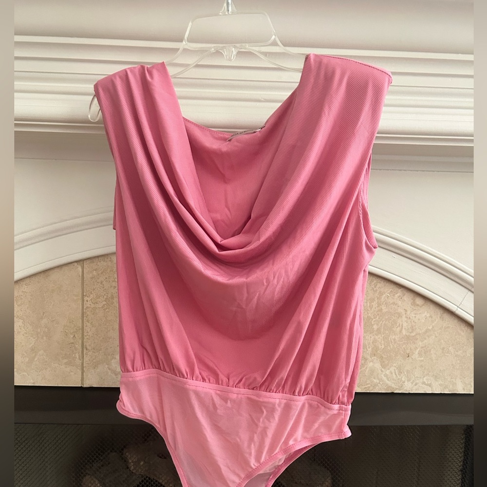 pink bodysuit